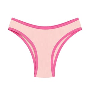 Calcinha Fio Duplo Delicada Tecido Canelado Concept Lingerie