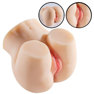 Masturbador Masculino Formato De Bunda Com Vagina E ânus Penetráveis Vibe Toys