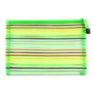 Bolsa Organizadora Multiuso Transparente Colorida Com Zíper