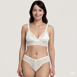 Conjunto Sensual Em Renda Com Calcinha Calesson Mil Toques