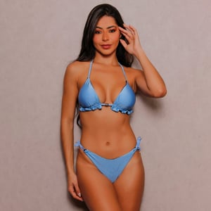 Biquíni Dupla Face Blogueirinha Com Bojo E Fio Dental Duplo Hangar