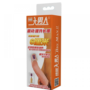 Capa Peniana Extensora Com Cápsula Vibratória Vibe Toys