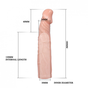 Capa Peniana Extensora Com Cápsula Vibratória Vibe Toys