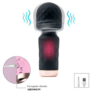 Massageador Varinha Mágica Petty 10 Modos De Vibração Vibe Toys