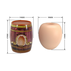 Masturbador Egg Lata Madeira Formato De Barril Pretty Love