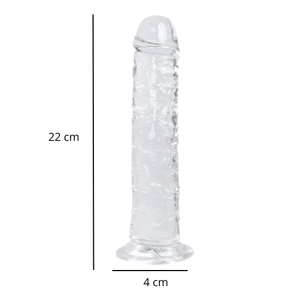 Pênis Realístico Em Jelly Com Ventosa 22 X 4cm Vibe Toys