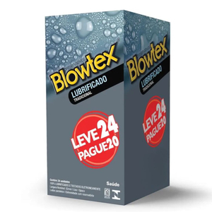 Preservativo Lubrificado Tradicional Leve 24 Pague 20 Blowtex