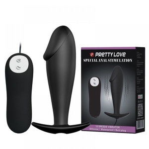 Plug Anal Com Ponta Formato De Glande Pretty Love
