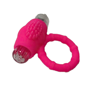 Anel Peniano Em Silicone Com Cerdas Massageadoras E Vibração Vibe Toys