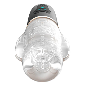 Masturbador Lanterna Com 5 Modos De Sucção E 10 Modos De Vibração