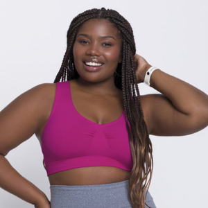 Top Nadador Plus Size Em Poliamida Sem Bojo Selene