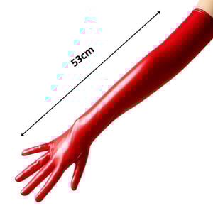 Luva De Lycra Metalizada Yaffa Lingerie