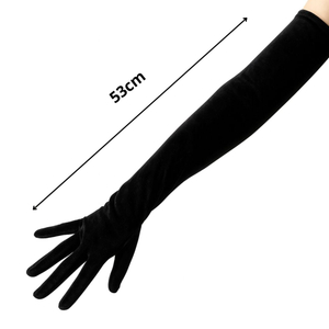 Par De Luva Longa De Veludo Yaffa Lingerie