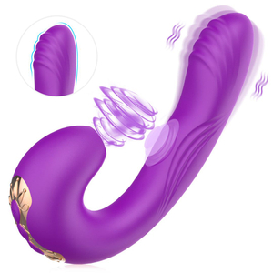 Estimulador Clitoriano Sucker Recarregável Com Penetrador Ponto G Vibe Toys