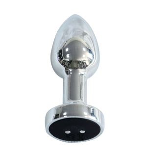 Plug Anal Em Aço 10 Modos De Vibração Com Controle Remoto Sem Fio Vibe Toys