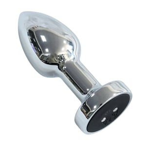 Plug Anal Em Aço 10 Modos De Vibração Com Controle Remoto Sem Fio Vibe Toys