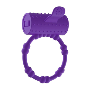 Anel Peniano Com Estimulador Língua E Com Cápsula Vibratória Vibe Toys