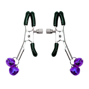 Grampos Colors Para Os Seios Com Adorno Em Metal Vibe Toys