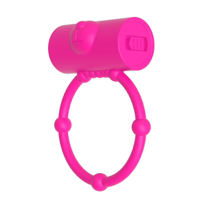 Anel Silicone Ursinho Flexível Com Cápsula Vibratória Vibe Toys