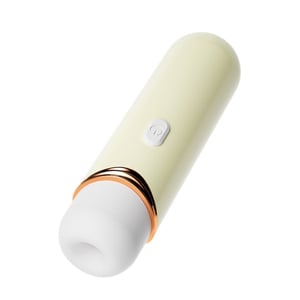 White Peach Estimulador De Clitóris 10 Modos De Pulsação Vibe Toys