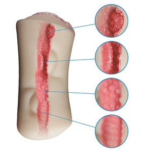 Masturbador Double Vagina E ânus Masculino Life Vibe Toys