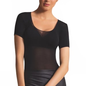 Segunda Pele Manga Curta Decotada Fio 40 Selene