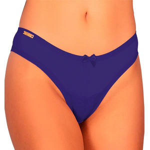 Calcinha Carolina Microfibra Detalhes Em Renda Frontal Edima