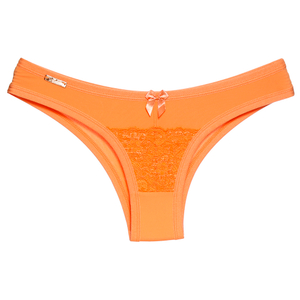 Calcinha Carolina Microfibra Detalhes Em Renda Frontal Edima