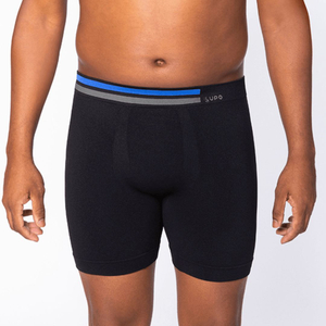 Cueca Boxer Plus Size Alongada Em Microfibra Sem Costura Lupo