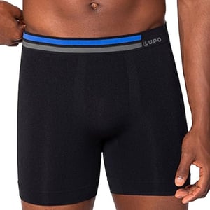 Cueca Boxer Microfibra Alongada Sem Costura Lupo