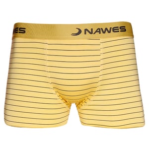 Cueca Boxer Em Microfibra Listras Giz Nawes