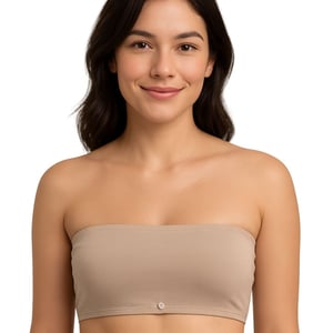 Sutiã Estilo Faixa Liso Com Bojo Econfort