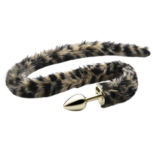 Plug Anal Com Rabo Longo Tamanho P Linha Lite Sexy Fantasy