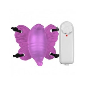 Vibrador Buterfly Em Silicone Com Vibração Multivelocidade Pau Brasil