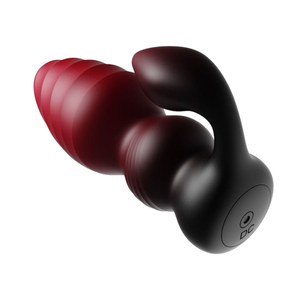 Plug Anal Gradiente Com Motor Duplo Com 7 Modos De Vibração E Controle Remoto