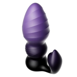 Plug Anal Gradiente Com Motor Duplo Com 7 Modos De Vibração E Controle Remoto