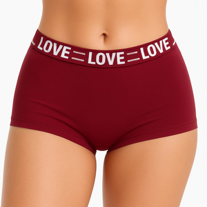 Calcinha Boxer Feminina Drika Com Elástico Personalizado Patitex