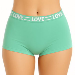 Calcinha Boxer Feminina Drika Com Elástico Personalizado Patitex