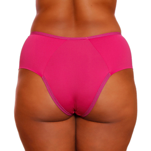 Calcinha Cintura Dupla Microfibra Com Renda Plus Size Dy Girl