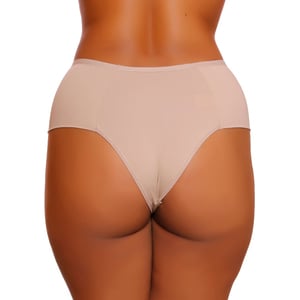 Calcinha Plus Size Naty Cós Alto Em Microfibra Patitex