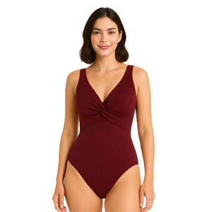 Maiô Básico Rhodes Com Decote Reto E Bojo