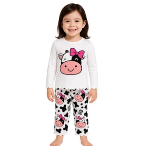 Pijama Infantil Feminino Personagens Amável Moda íntima