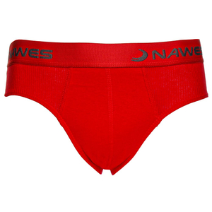 Cueca Slip Algodão Lateral Canelada E Elástico Personalizado Nawes