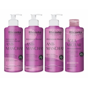 Kit Skin Care Anti Manchas Com 4 Itens Rhenuks Cosméticos
