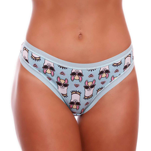 Calcinha Fio Dental Estampado Dolcii Só Calcinhas