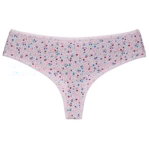 Calcinha ágatha Fio Duplo Alto Em Algodão Natural Confort