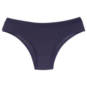 Calcinha De Cotton Básica Com Elástico Na Cintura Edima
