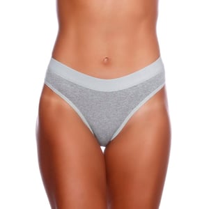 Calcinha De Cotton Básica Com Elástico Na Cintura Edima