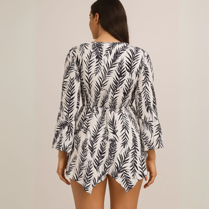 Saída De Praia Estampa Clássica Linha Premium Hangar Lingerie