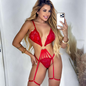 Body Sensual Em Renda Atrevidinha Mil Toques